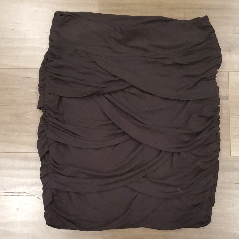 Leifsdottir Black Bubble Mini Skirt